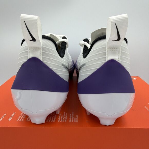 Nike Men Sz 9 Vapor Speed 3 TB Football Cleats White/Court Purple HM8849-101 New
